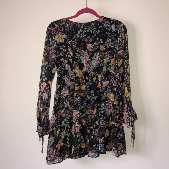 NWT Free People Floral Blouse - Picture 3 of 8